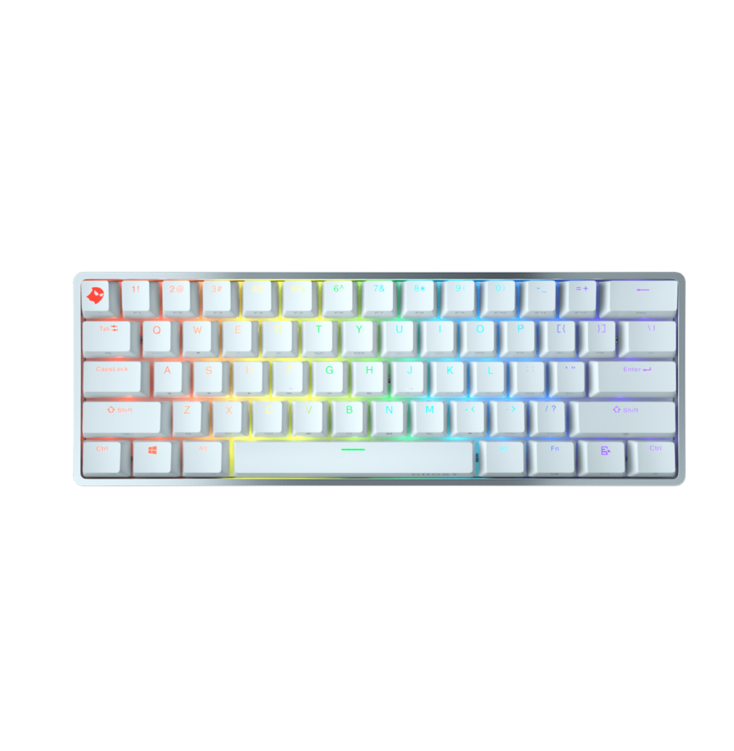 Ghost - A1 Aluminium Wireless Mechanical Keyboard (Bone White)