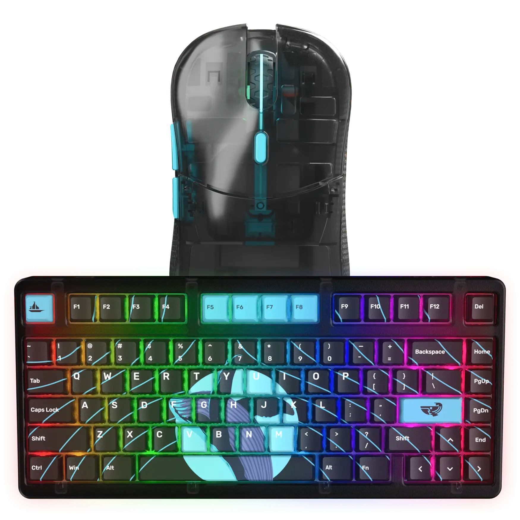 B0aty X Ghost K75 Keyboard Combo - Black Friday FREE MOUSEPAD Combo