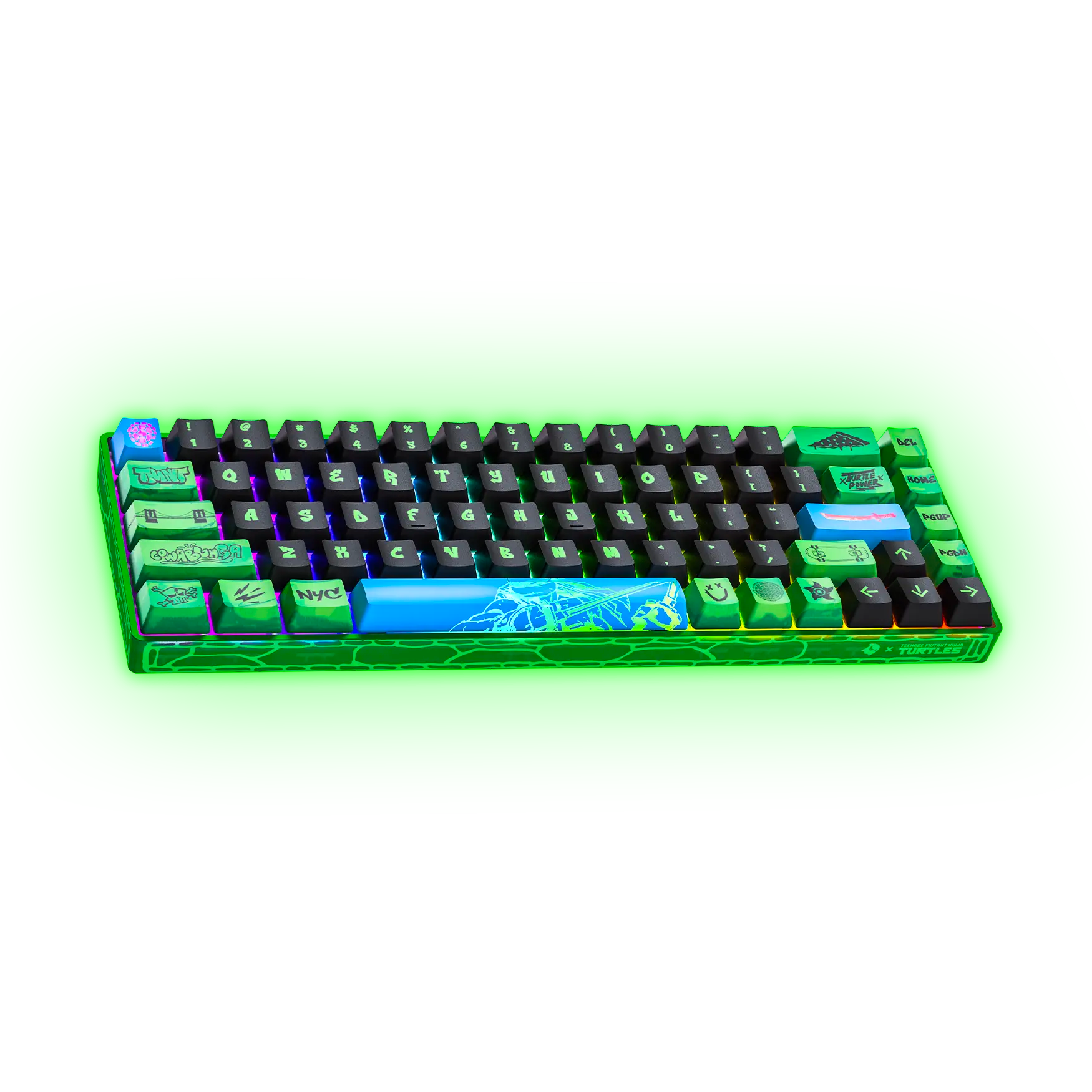 Banshee K68 Magnetic Switch Keyboard - Teenage Mutant Ninja Turtles (4 Colors in 1)